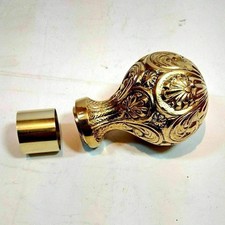 Antique Brass Vintage Head Handle for Wooden Vintage Designer Walking Stick Cane