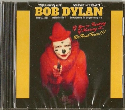 Bob Dylan LIVE 2024 Florida two (2) disc set