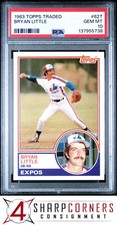 1983 TOPPS TRADED #62T BRYAN LITTLE EXPOS PSA 10