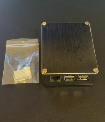Raspberry Pi 3 Model B V1.2 + ICY BOX Alu-Gehäuse + Kühlkörper   funktionsfähig