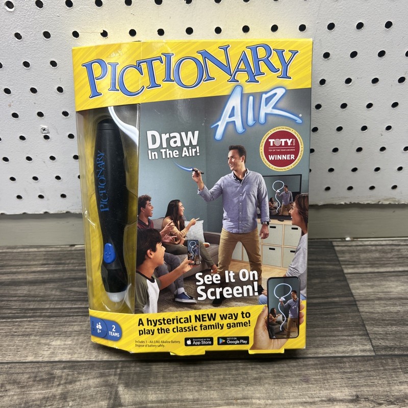 Mattel Pictionary Air 2020 Draw in the Air See on Screen New Factory Sealed