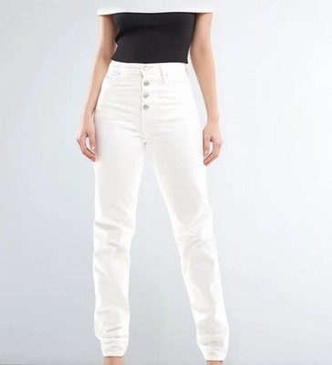 Calvin Klein Jeans ''Mom'' Weiss,W30-L32,Baumwolle,Five-Pocket-Style, NEU+ETIKETT