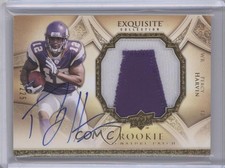 2009 Exquisite Collection Rookie Signature /225 Percy Harvin #162 Patch Auto 4hj