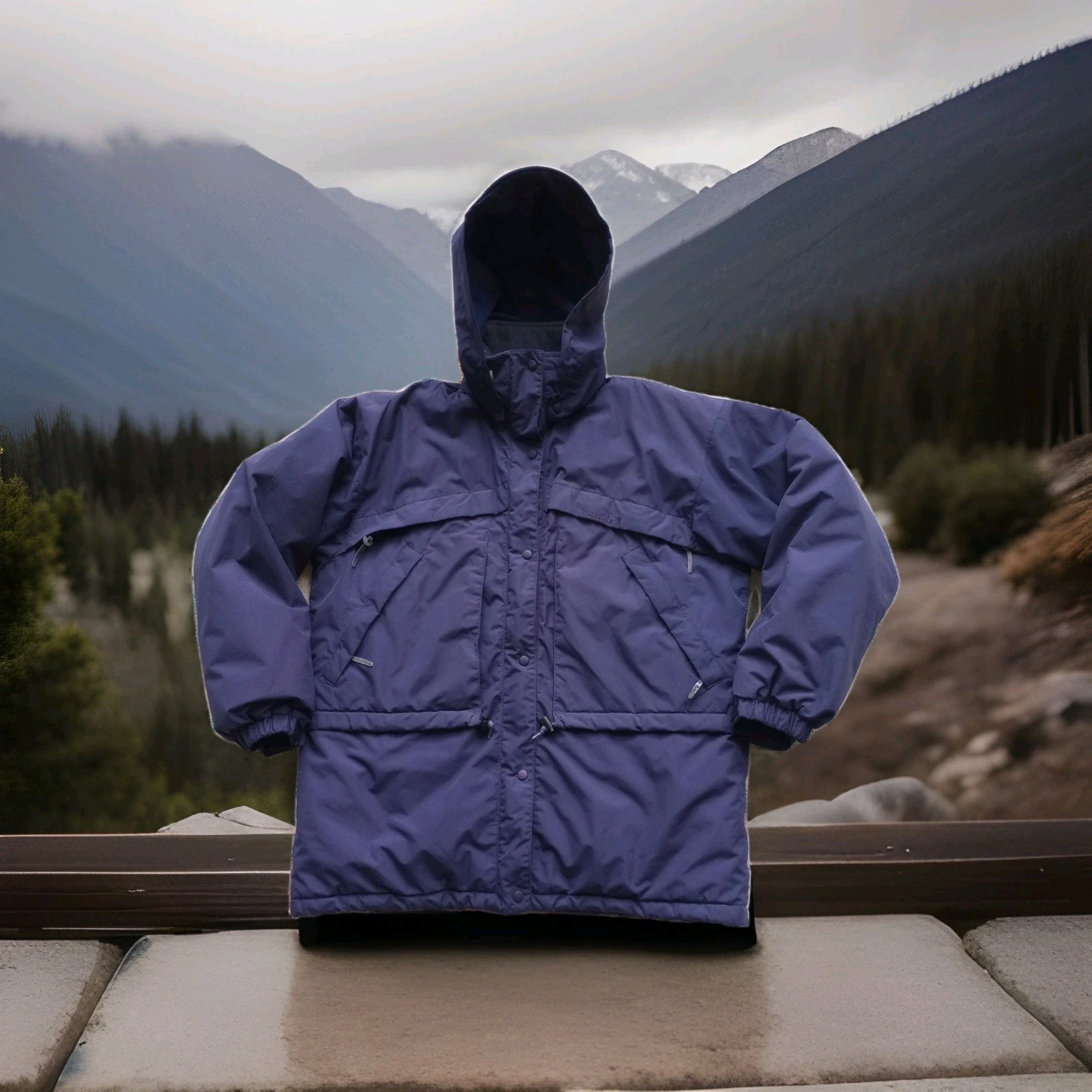 Montbell USA Vintage Women's Large Down Parka Puffer Winter Coat Ski Snowmobile