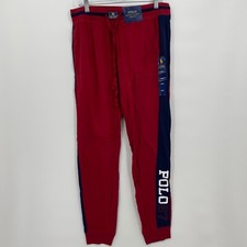 Polo Ralph Lauren Sleepwear Joggers Polo67 Pajama Lightweight Red Size L Mens