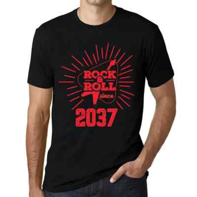 ULTRABASIC Herren T-Shirt Gitarre und Rock & Roll seit 2037 Guitar and Rock &