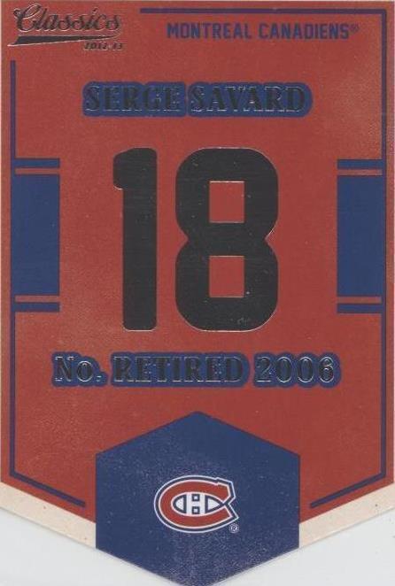 2012-13 Panini Classics Signatures - Serge Savard #EN45 - 1 of 1