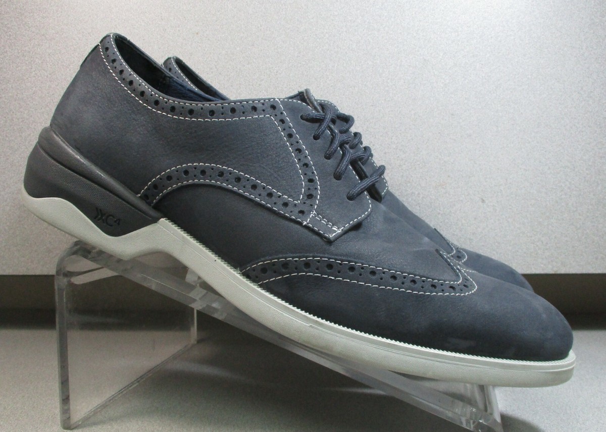 Johnston & Murphy XC4 Elkins Men’s Size 8.5 M Wingtip Gray Leather Waterproof Johnston & Murphy Gray Wingtip Dress Shoes for Men for sale  main image 2