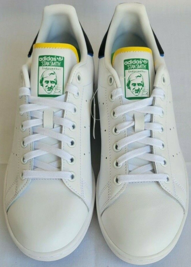 Mens Size 8 White Adidas Stan Smith Originals Casual Sneakers