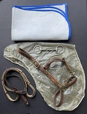 ENGLISH EQUESTRIAN REINS for EVENTING, ENGLISH SNAFFLE BIT, SADDLE PAD, HALTER