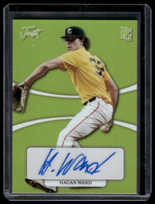 2022 Leaf Perfect Game GA-HW1 Auto 6/10 Hagan Ward