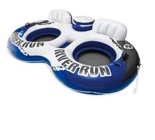 Intex River Run II Water 2 Person Tube River Lake Pool Float & Cooler 58837EP