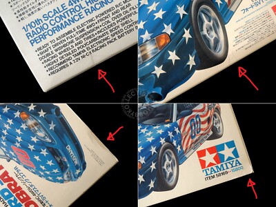 Tamiya Vintage 1/10 RC Ford SVT Mustang Cobra R #58169 TA02 Tamiya Vintage 1/10 RC Ford SVT Mustang Cobra R #58169 TA02