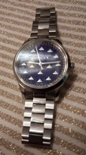 GUCCI BEE WATCH LAPIS DIAL VERY GOOD CONDITION run well genuine guaranteed $1850
