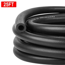 1/2" Fuel Hose Line Push Lock NBR Rubber Gasoline/Diesel/Fuel Line SAE 30R7 25FT