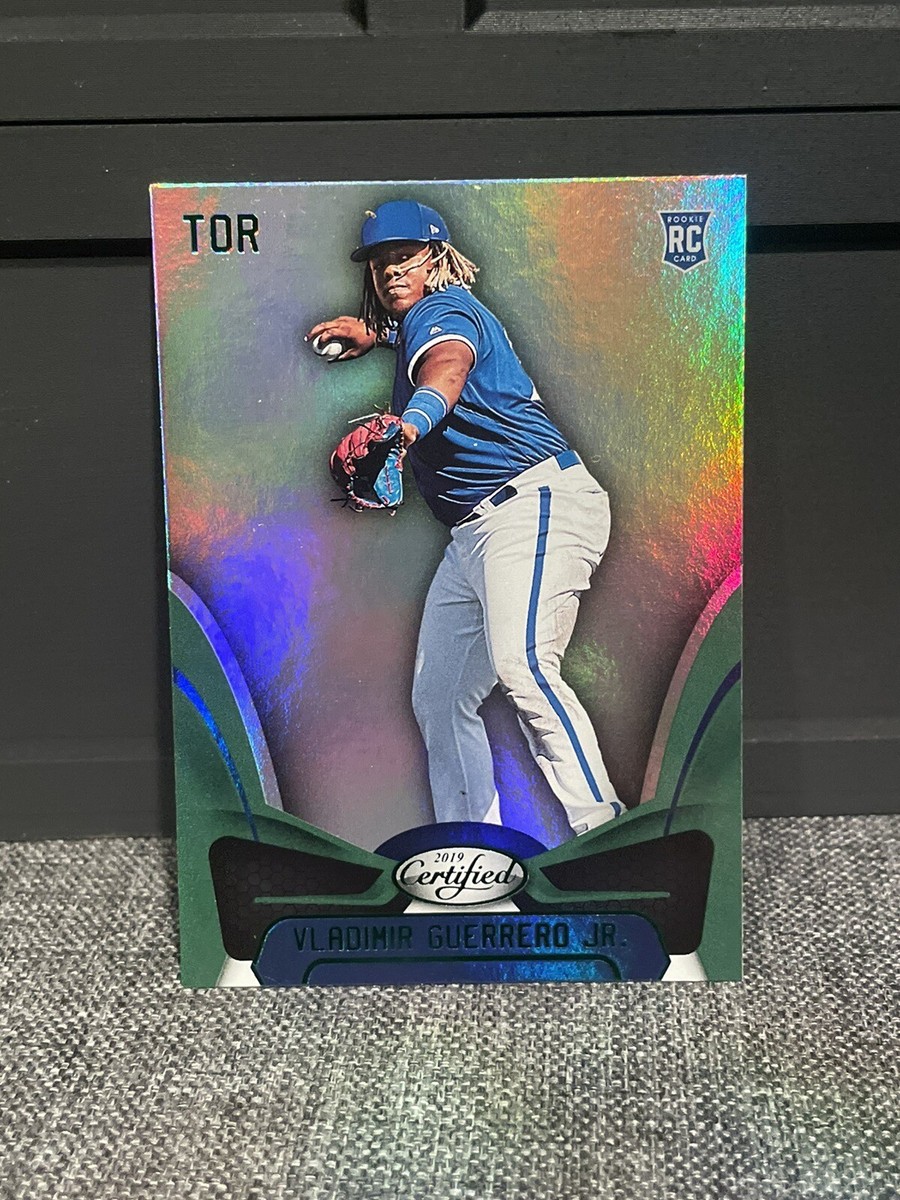 2019 Panini Certified Vladimir Guerrero Jr Rookie #35 Green Foil