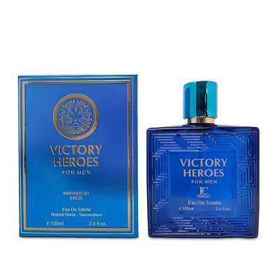 Victory Heroes Men's Cologne 3.4 Fl. Oz. EDT Spray - Inspired by Versace Eros
