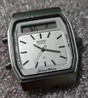Vintage SEIKO Silver Wave H557-5130 DIGI ANA 33mm  Quartz Watch made in japan
