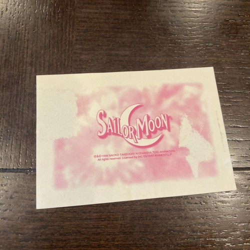 Sailor Moon Trading Sticker Card #11 1999 DIC Entertainment Toei Animation VTG - Picture 5 of 9