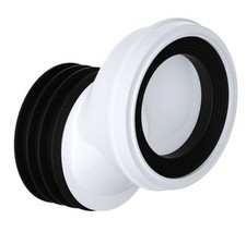 Viva WC Toilet 20mm Offset Pan Connector Soil 4" 100mm PP0003