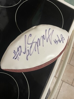 Rookie #29 Lesean McCoy #34 Eldra  Buckley Autographed Football Philadelphia