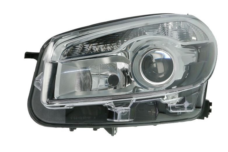 Phare avant gauche pour Nissan Qashqai J10 avec optique H7 D1S et moteur