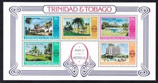 Trinidad & Tobago 283 (279-83) MNH 1978 Hotels Souvenir Sheet of 5 Very Fine
