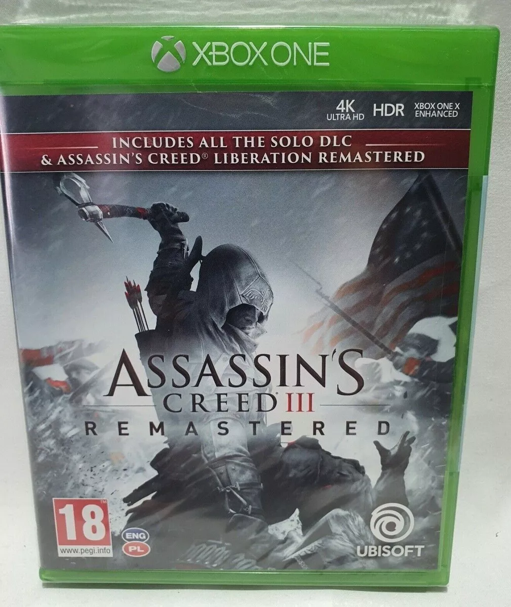 Assassins Creed III 3 Remastered + Liberation Xbox One Brand New Sealed