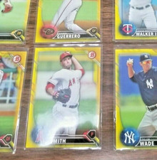 NATE SMITH 2016 BOWMAN PROSPECT CARD BP-47 LOS ANGELES (ROOKIE YELLOW PARALLEL)