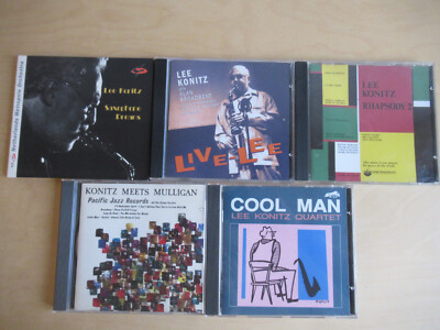 Lee Konitz-5 CD´s-Saxophone Dreams, Rhapsody 2, Cool Man, Meets Mulligan, Live..