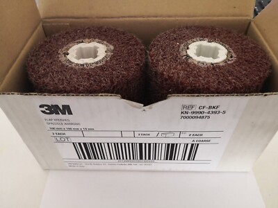 3M 2Stck Lamellenbürste Flap Brushes CF-BKF 100 x 100 x 19mm  NEU