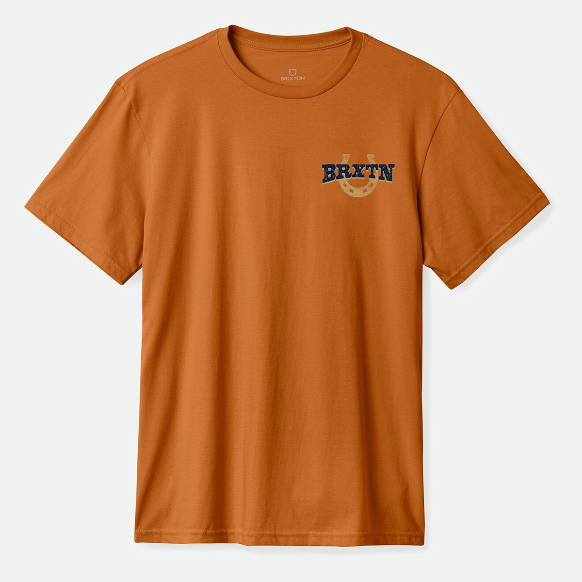BRIXTON ROUGHSTOCK TEE T-SHIRT GR: M CARAMEL | eBay