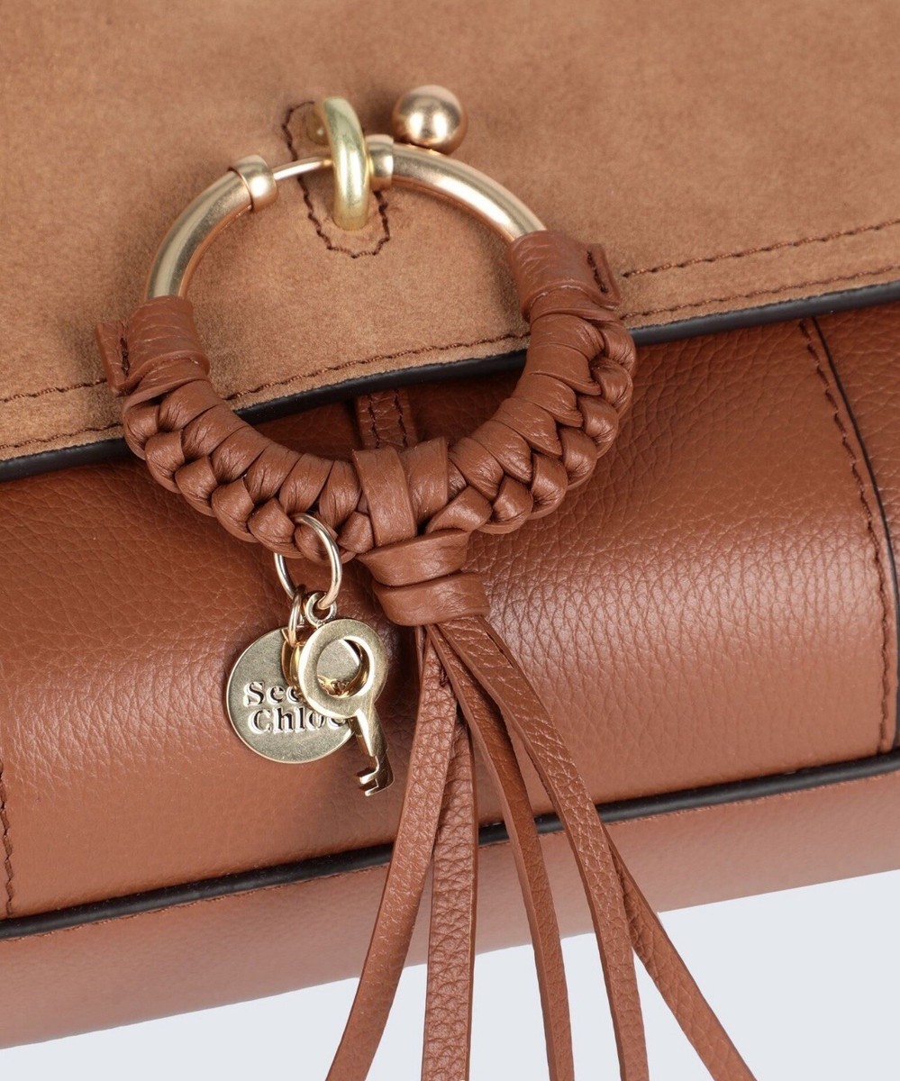 See by Chloe Caramel Brown Joan Ladylike Leather Bag Tote With