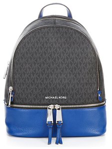 mk blue backpack