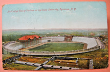 1909 Bird's-Eye View of Stadium at Syracuse University, Syracuse, N.Y. postcard