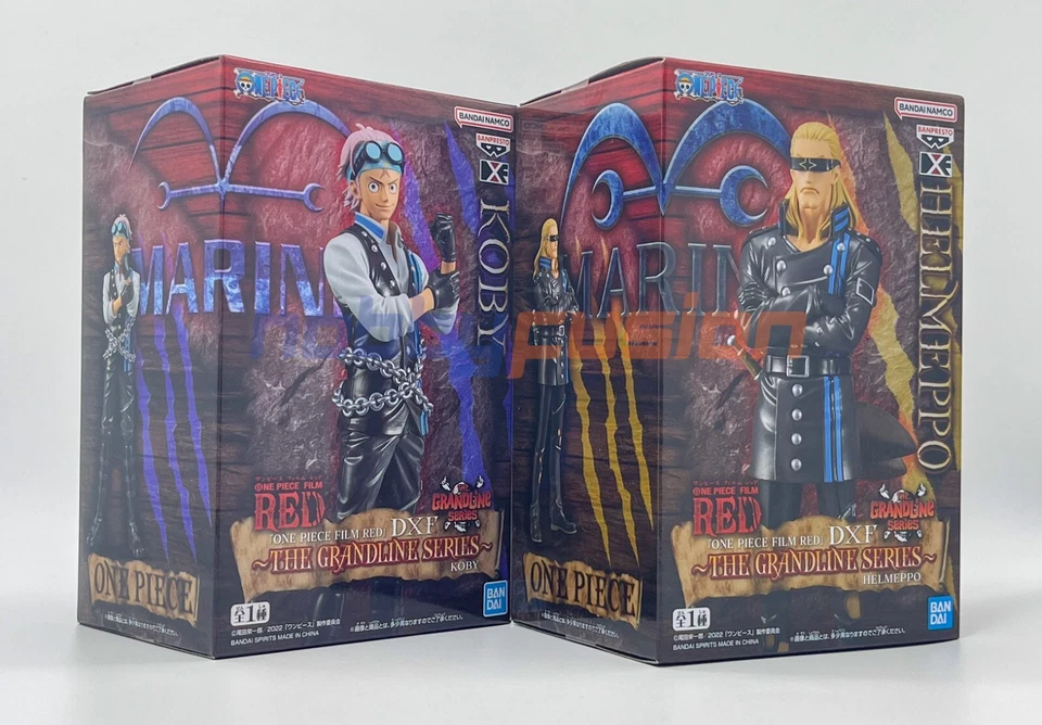 One Piece Film Red - Juego de 2 figuras - Koby & Helmeppo - BANPRESTO de Japón - Imagen 2 de 4
