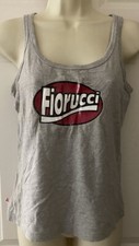 Vintage Women Fiorucc Solid Gray Sleeveless Casual Top Size M/L Italy