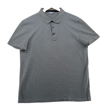 Calvin Klein Slim Fit Men's Size L Striped Soft Touch Short Sleeve Polo Shirt