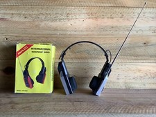 VINTAGE ORIGINAL RADIO HEADSET WITH AM FM RADIO HP 1000 - 80s RETRO COSTUME