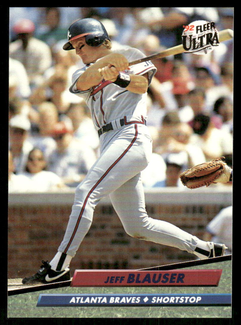 Jeff Blauser 1992 Fleer Ultra #159 Atlanta Braves