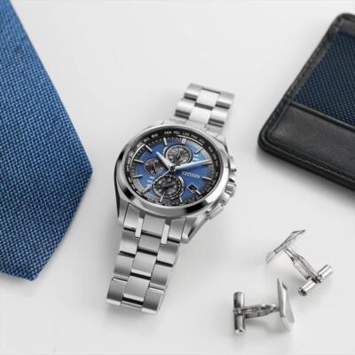 【ジャンク品】CITIZEN ATTESA AT8040-57L CITIZEN ATTESA AT8040-57L Titanium Eco-Drive Radio Solar Watch