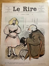 1904 LE RIRE  MAGAZINE WITH NOTED ARTISTS ~ ART NOUVEAU ~ IMPRESSIONISM