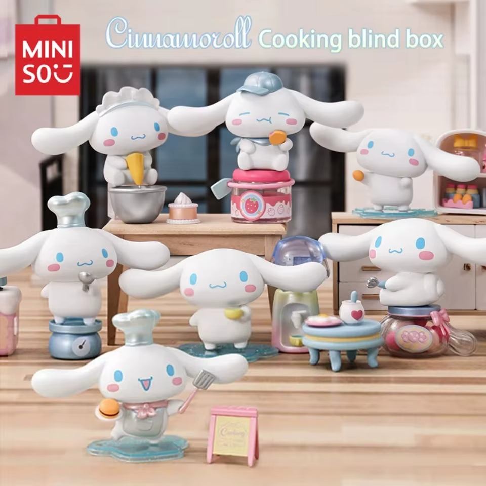 MINISO Sanrio Cinnamoroll Cooking House Blind Box Kawaii