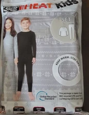 32 Degrees HEAT Kids Long Sleeve Crew Neck + Legging Set Base Layer Undergarment