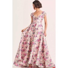 LOVESHACKFANCY Gilvery Veiled Kiss Maxi A-Line Maxi Dress Size 0
