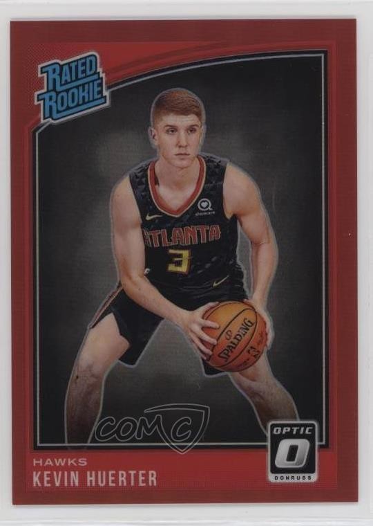 2018 Panini Donruss Optic Rated Red Prizm 96/99 Kevin Huerter #184 Rookie RC 2r8