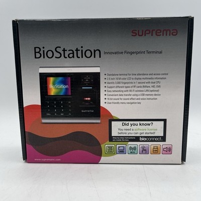 BRAND NEW!! Suprema BioStation Innovative Fingerprint Terminal - BS-BSHOC
