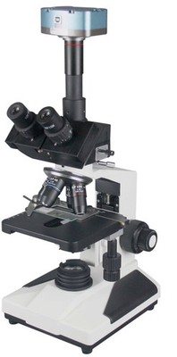 Radical 2000x Pathology Microbiology LED Microscope w PLAN Optic Battery 3MP Cam