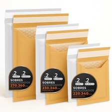 Enveloppes Bulles Expédition, Kraft, Blanc ou Mixte – Fermeture Auto