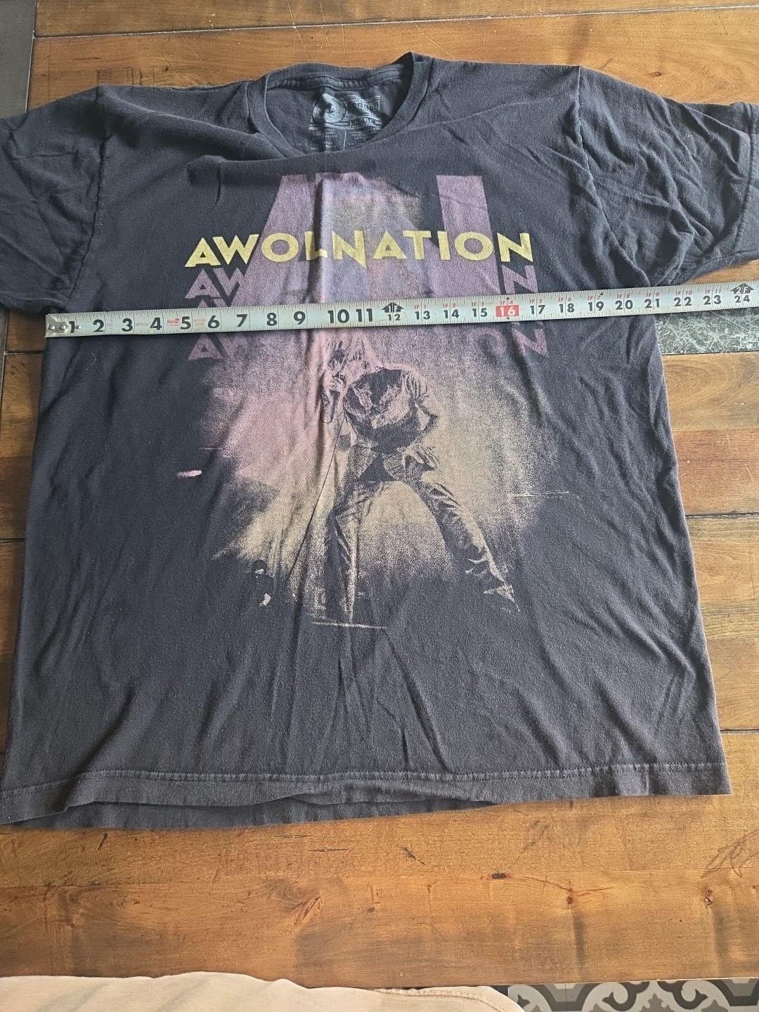 Official AWOLNATION 2013 Spring Break Tour Shirt Large L Double Sided Concert T image 5